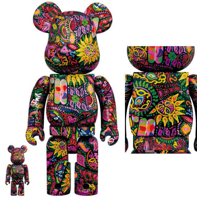 Be@rbrick Psychedelic Paisley 400% + 100%