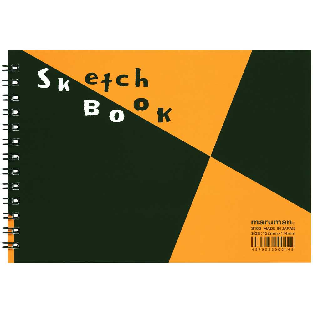 สมุดสเก็ตช์ Maruman Sketch Book S160-B6 Made In Japan