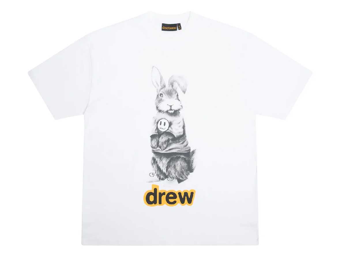 drew house real jackie ss tee (WHITE)