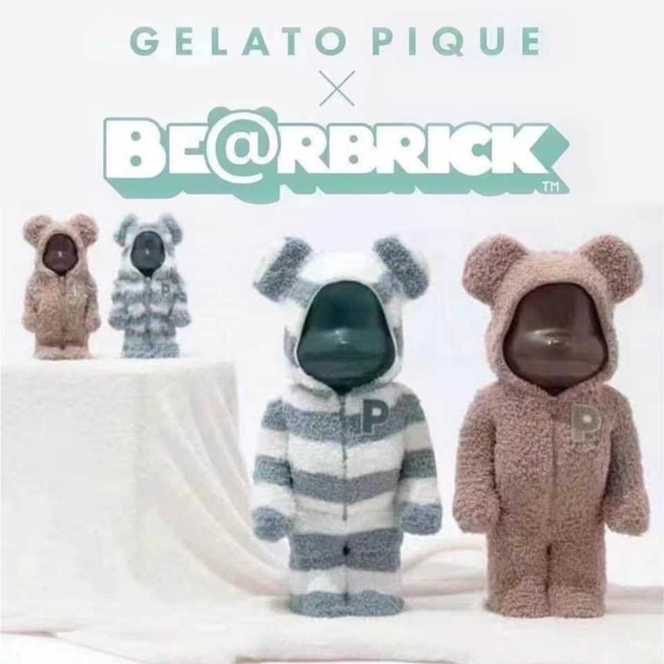 Bearbrick 400% Gelato Pique Mint White & Beige | LINE SHOPPING