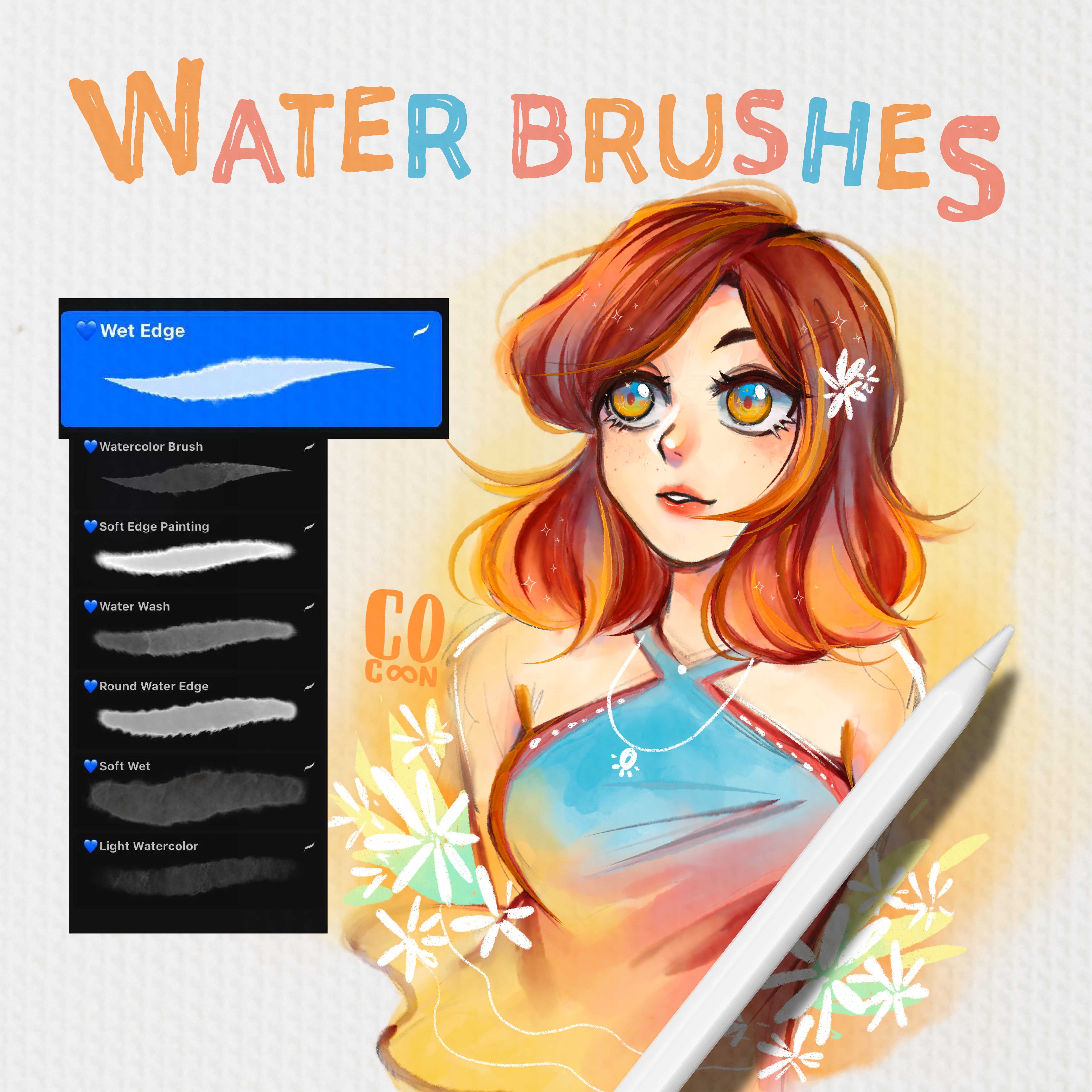 Procreate Watercolor Brushes