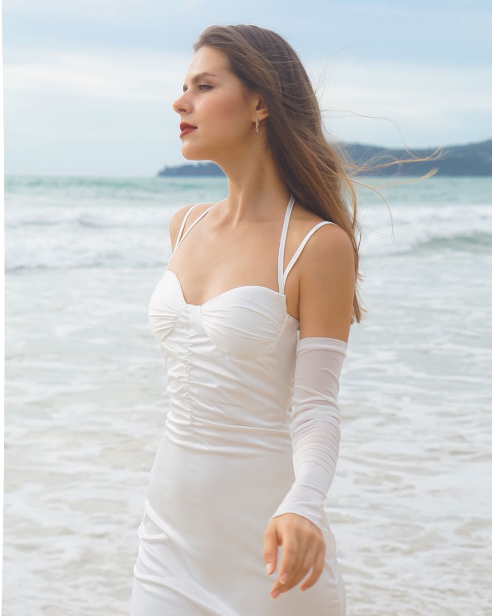 Classy white dress