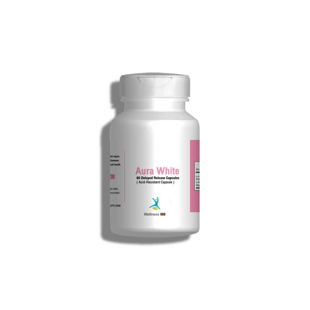 Aura White ออร่า ไวท์ อาหารเสริมผิวขาว ผิวขาว ขาวใส ผิวขาวใส ผิวออร่า อาหารผิว