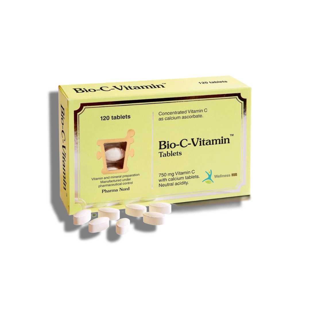 Vitamin C วิตามินซี Tablet เม็ด Pharma Nord ฟาร์มา นอร์ด Bio-C-Vitamin 750mg