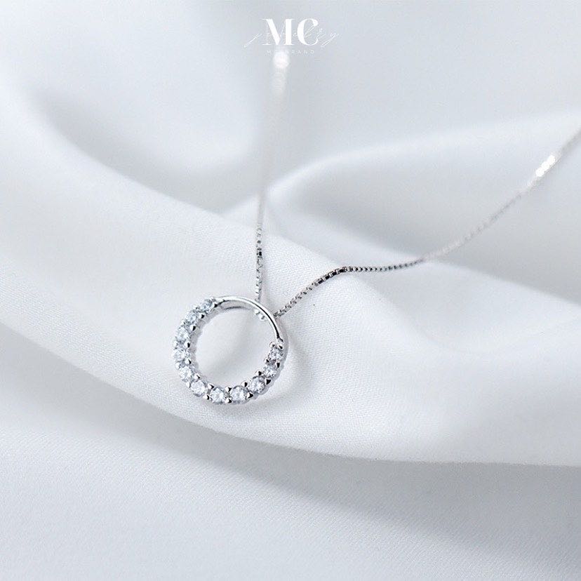สร้อยเงินเเท้รุ่น Vida I✅ไม่ลอก ไม่แพ้ ✨แถมฟรีกล่องจิวเวลรี่แบรนด์และผ้าเช็ด✨