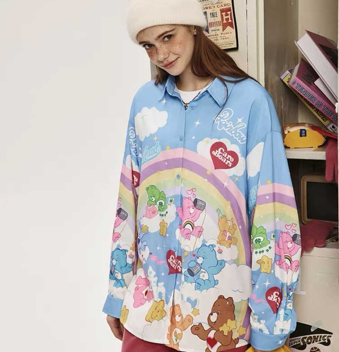  pre order unifree x care bears shirt blue line shopping