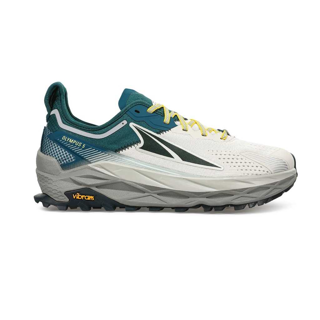 ALTRA OLYMPUS 5 MEN GRAY/TEAL - รองเท้าวิ่งเทรลผู้ชาย ซัพพอร์ตสูง