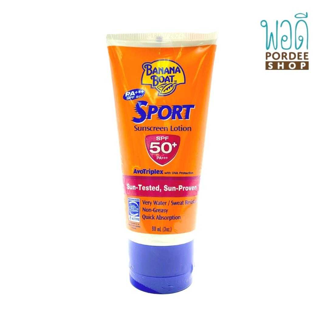 Banana Boat Sport Sunscreen Lotion SPF50+PA+++ 90ml
