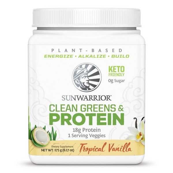 Sunwarrior Clean Greens and Protein (Vanilla) 175g