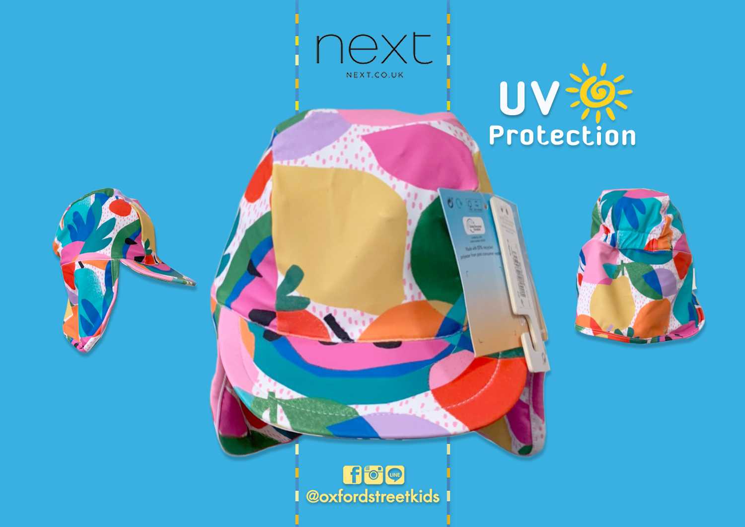 𝐒𝐀𝐋𝐄❗️ [1-4Y] Next Swim Legionnaire Hat UV Protection หมวกว่ายน้ำเด็ก ป้องกันแสงแดด