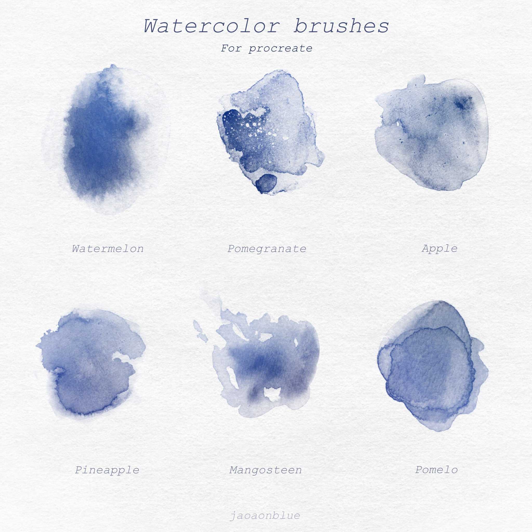 Stamp Brushes 💙
