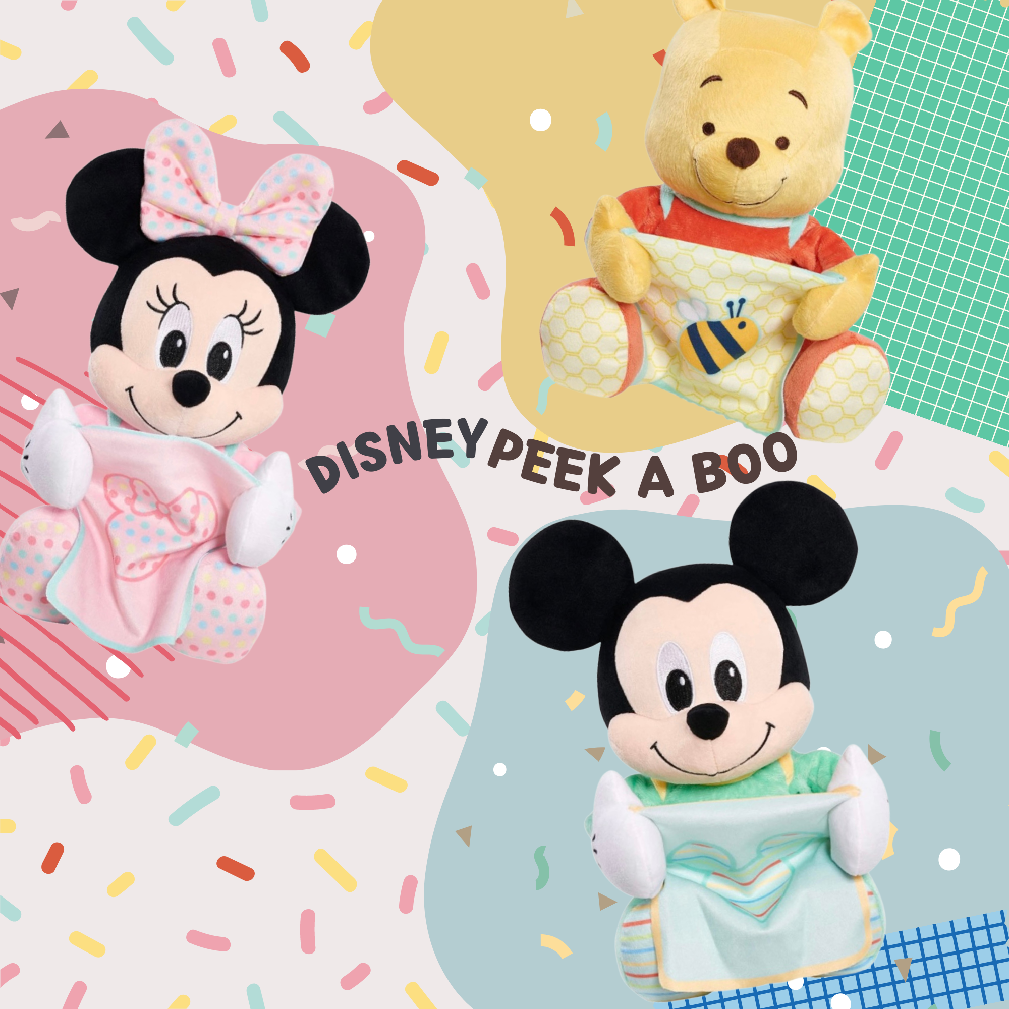 [PRE ORDER ] Disney PeekaBoo ตุ๊กตาจ๊ะเอ๋, Disney Baby