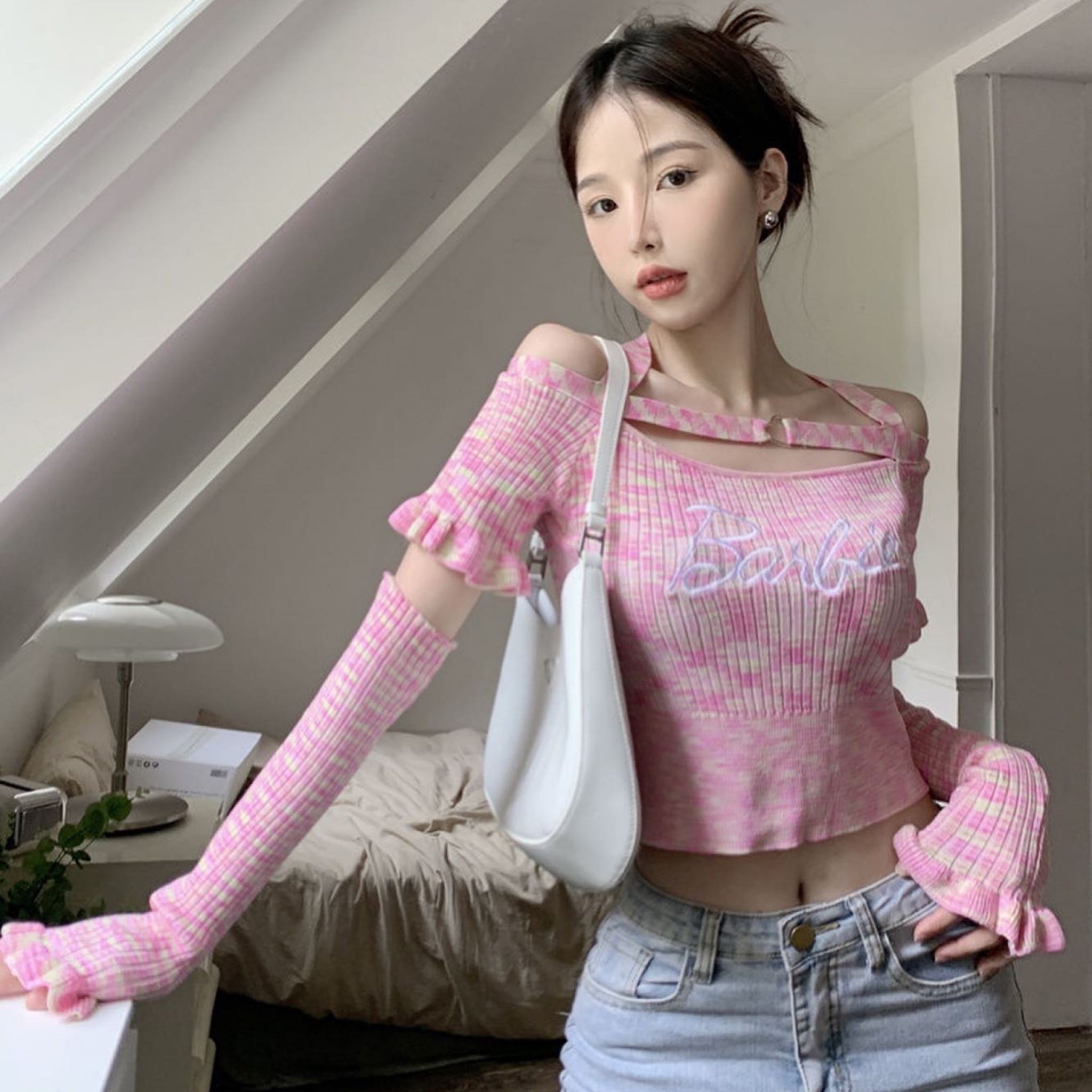 PRE 7-10 DAY Pink barbie top (J&T)