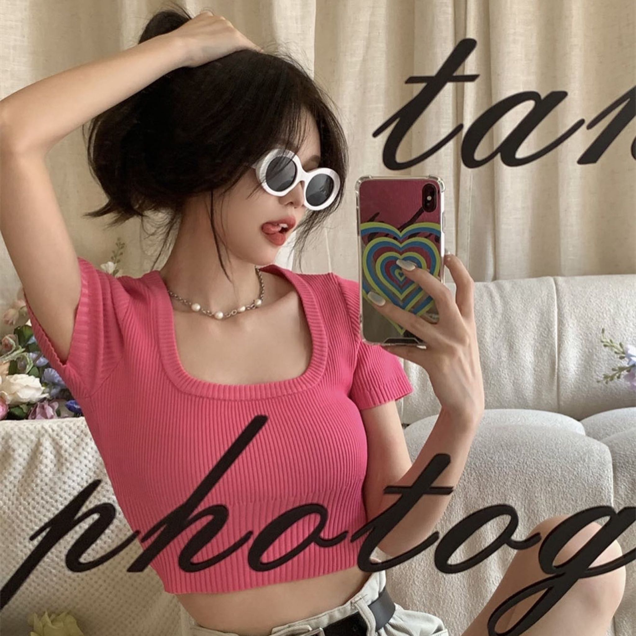 (sold out) Box crop top (J&T)