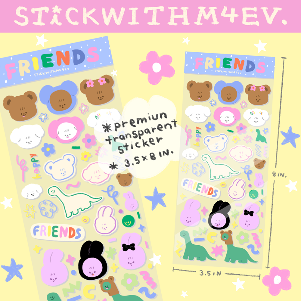Friends Transparent sticker