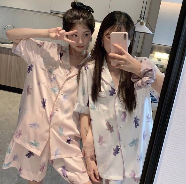ชุดนอนกางเกงน้องหมีน่ารัก