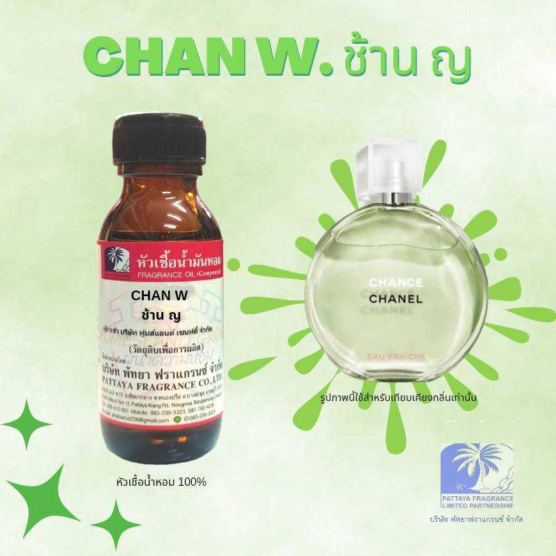 หัวเชื้อน้ำหอมกลิ่น CHAN W ช้าน ญ