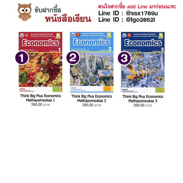 Think Big Plus Economics Mathayomsuksa 1-3