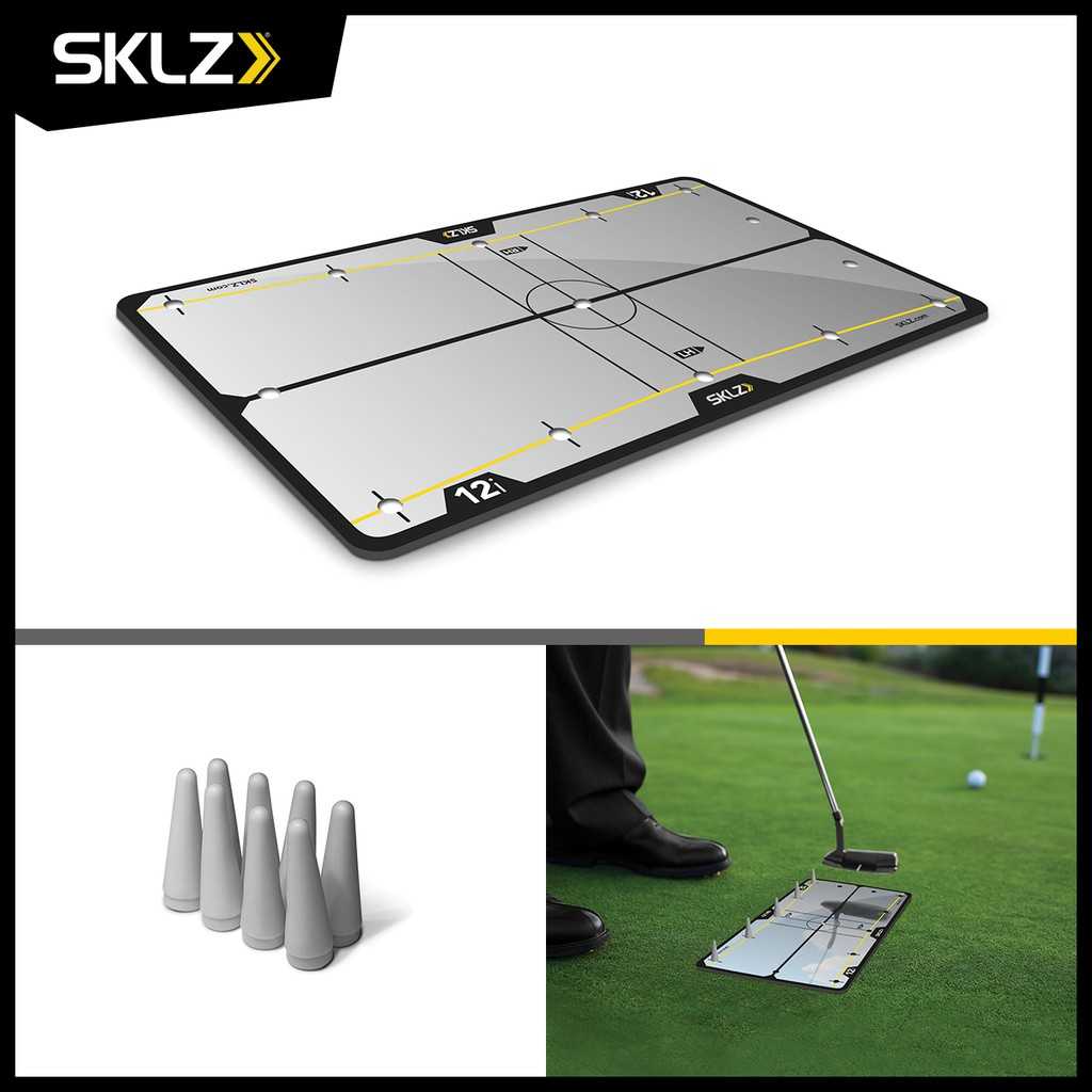 SKLZ 12I PUTTING MIRROR/แผ่นกระจกฝึกดูหน้าไม้กอล์ฟ