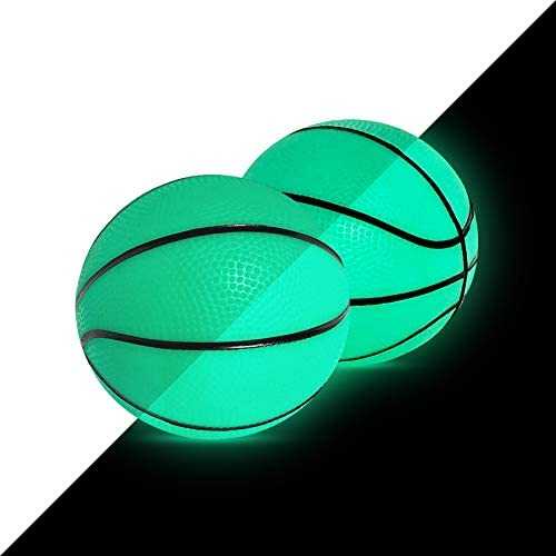 SKLZ  Pro mini basketball midnight (GREEN)/มินิบาสเก็ต สำหรับเล่นกลางคืน (สีเขียวเรืองแสง)