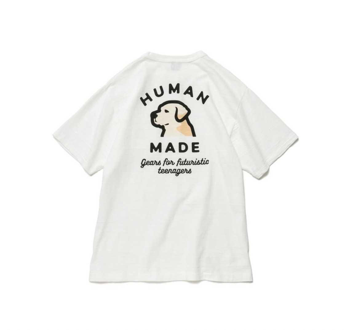 เสื้อยืดแขนสั้นสีขาวลาย STORM COWBOY POCKET T-SHIRT #2 HUMAN MADE JAPAN