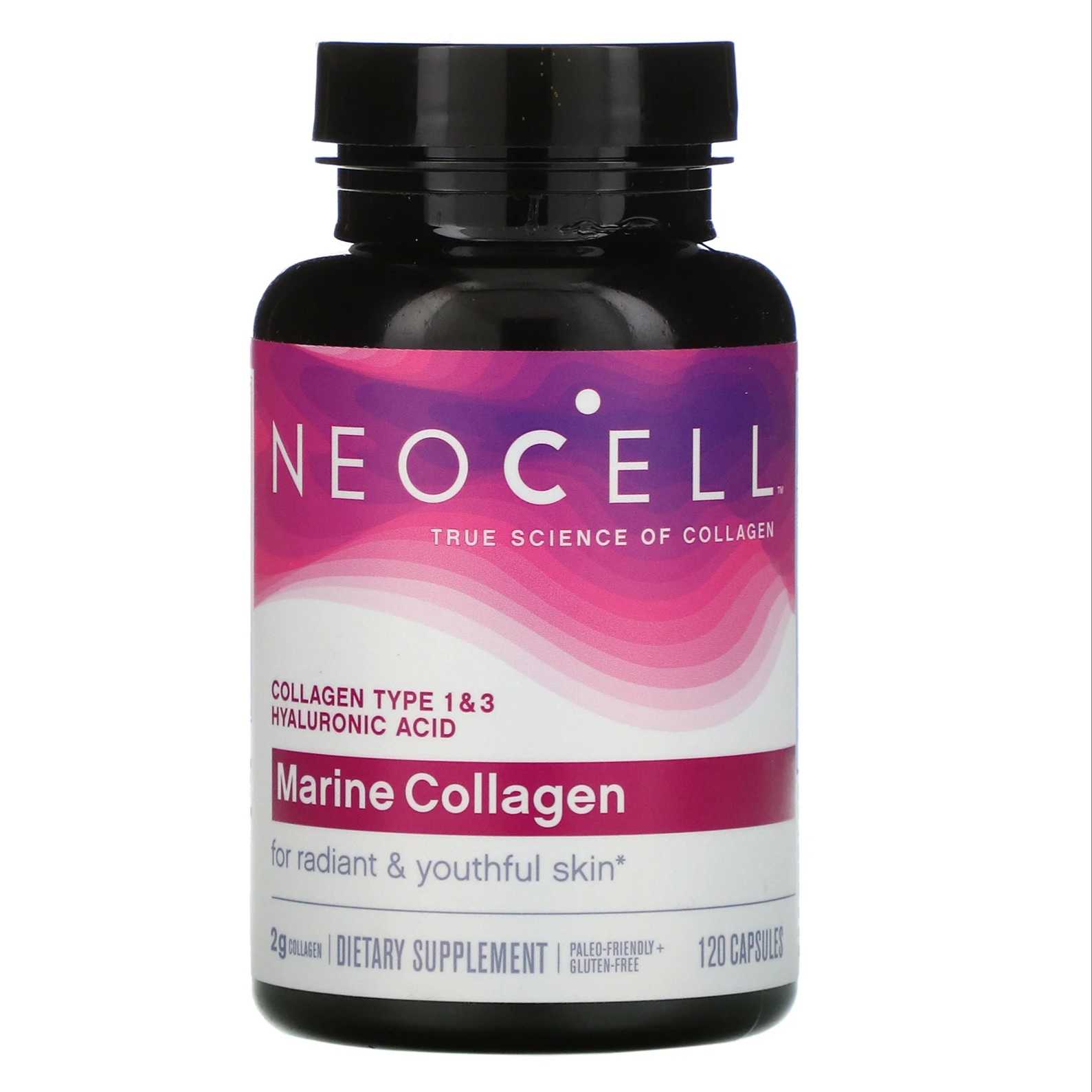 Neocell Marine Fish Collagen + Hyaluronic Acid 2000mg 120 Capsules