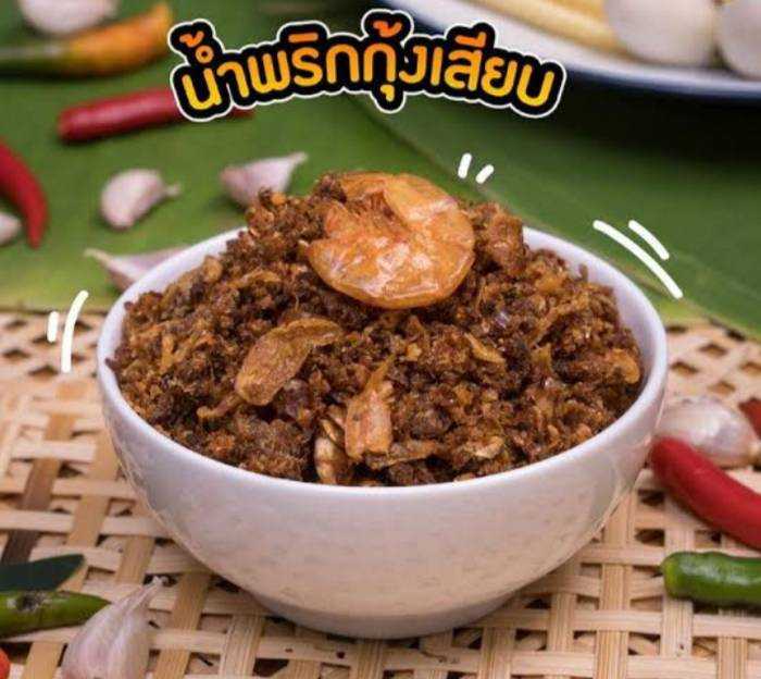น้ำพริกกุ้งเสียบ ขนาด 50 กรัม