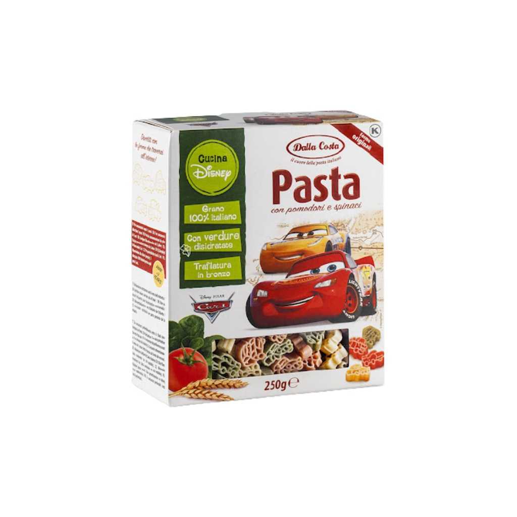 Dalla Costa ออแกนิค พาสต้า Disney Cars 3 สี กล่อง 250g.