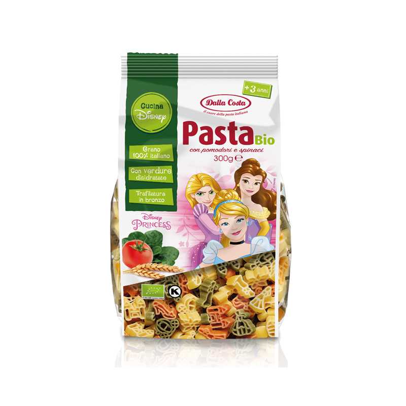 Dalla Costa ออแกนิค พาสต้า Disney Princess 3 สี 300g.