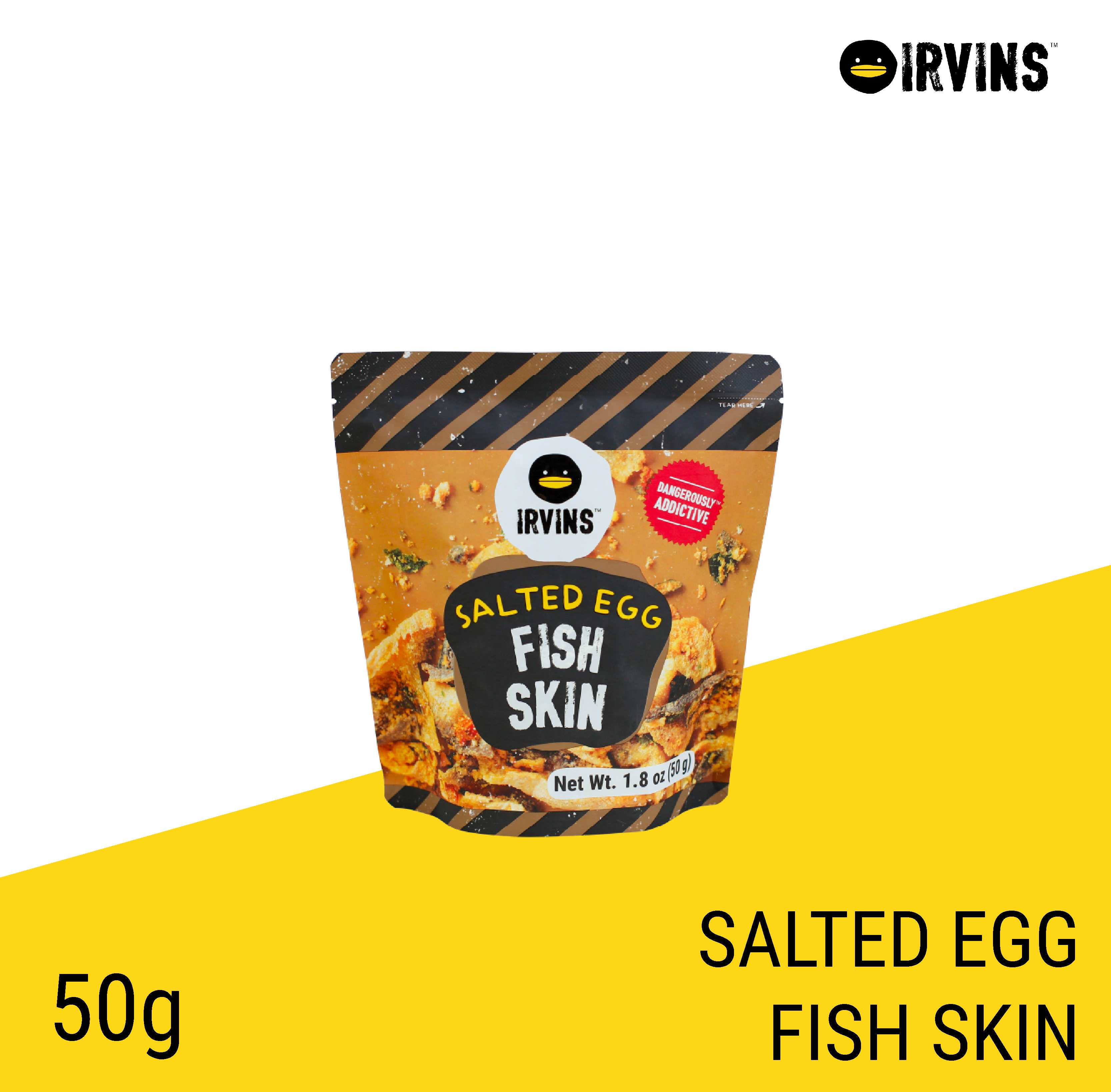 IRVINS Salted Egg Fish Skin 50g.