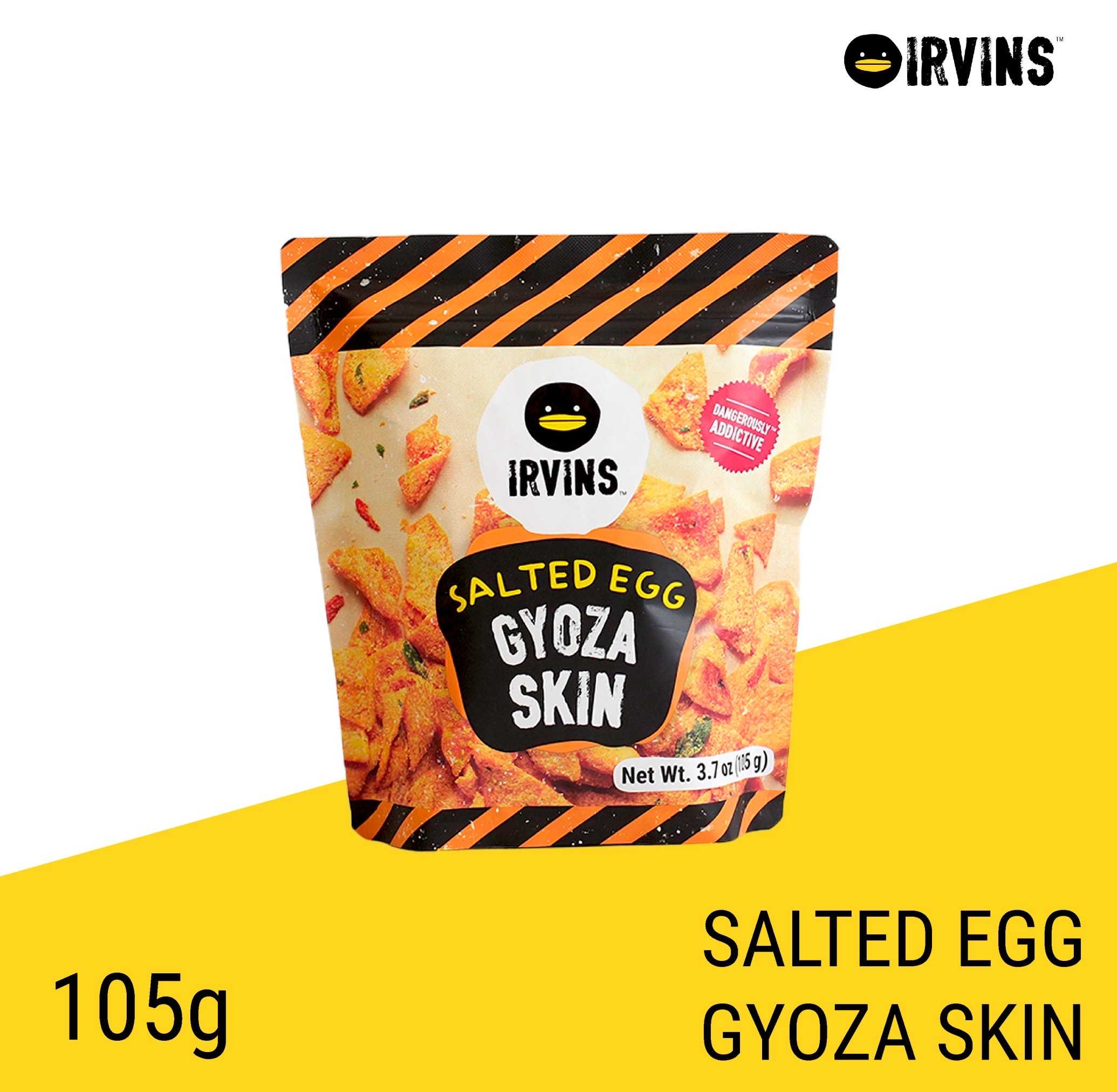 IRVINS Salted Egg Gyoza Skin 105g.