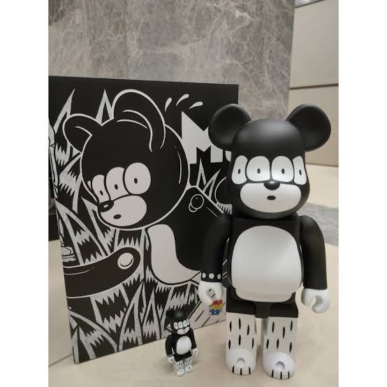 [พร้อมส่ง] Bearbrick Matthew 400% + 100% Be@rbrick ศิลปินเกาหลี