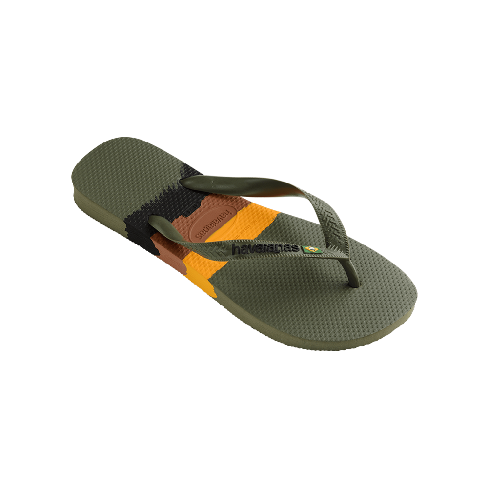 HAVAIANAS รองเท้าแตะผู้หญิง Brasil Tech Flip Flops Green 41472390869U_F3GNXX