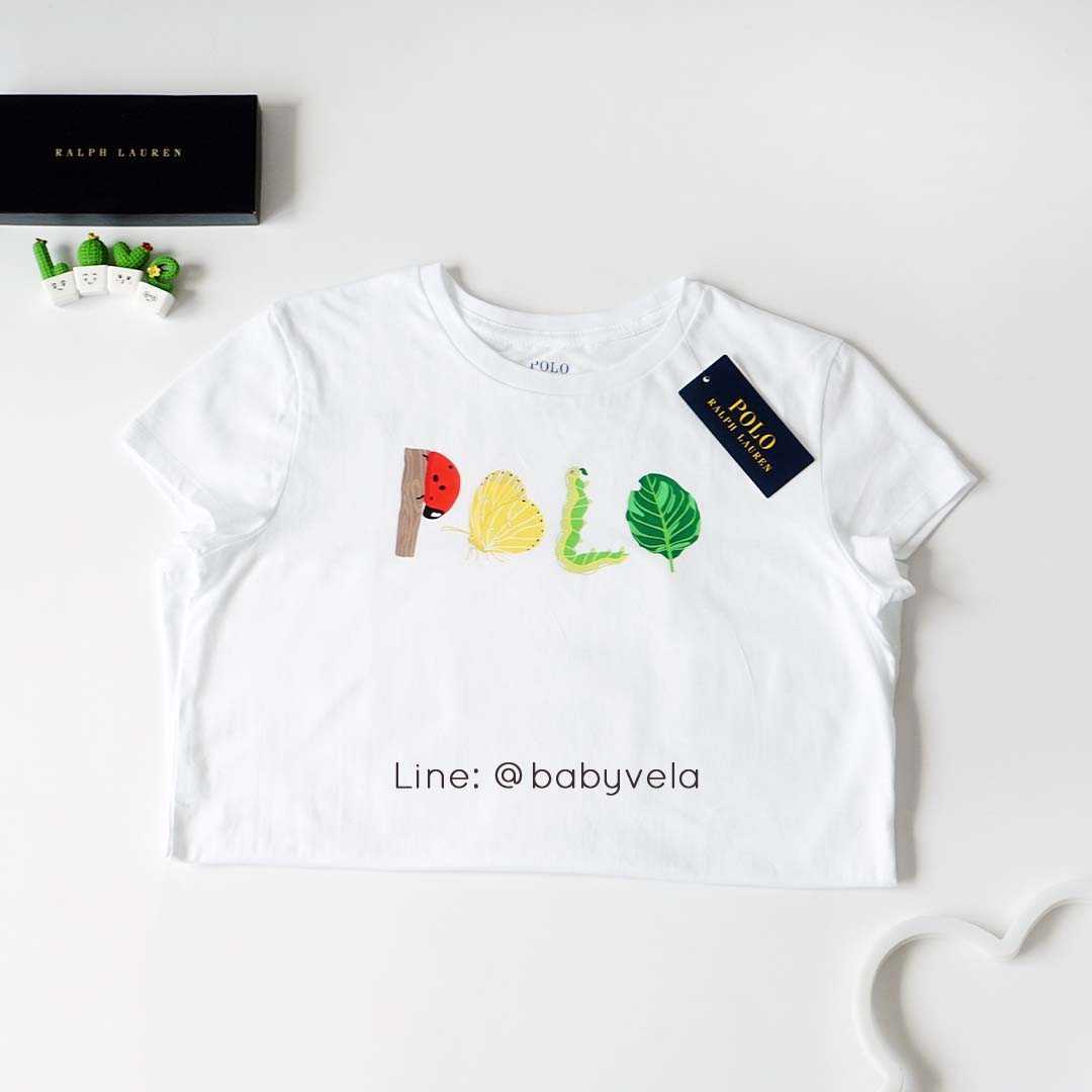 Girls Logo Cotton Jersey Tee (White)
