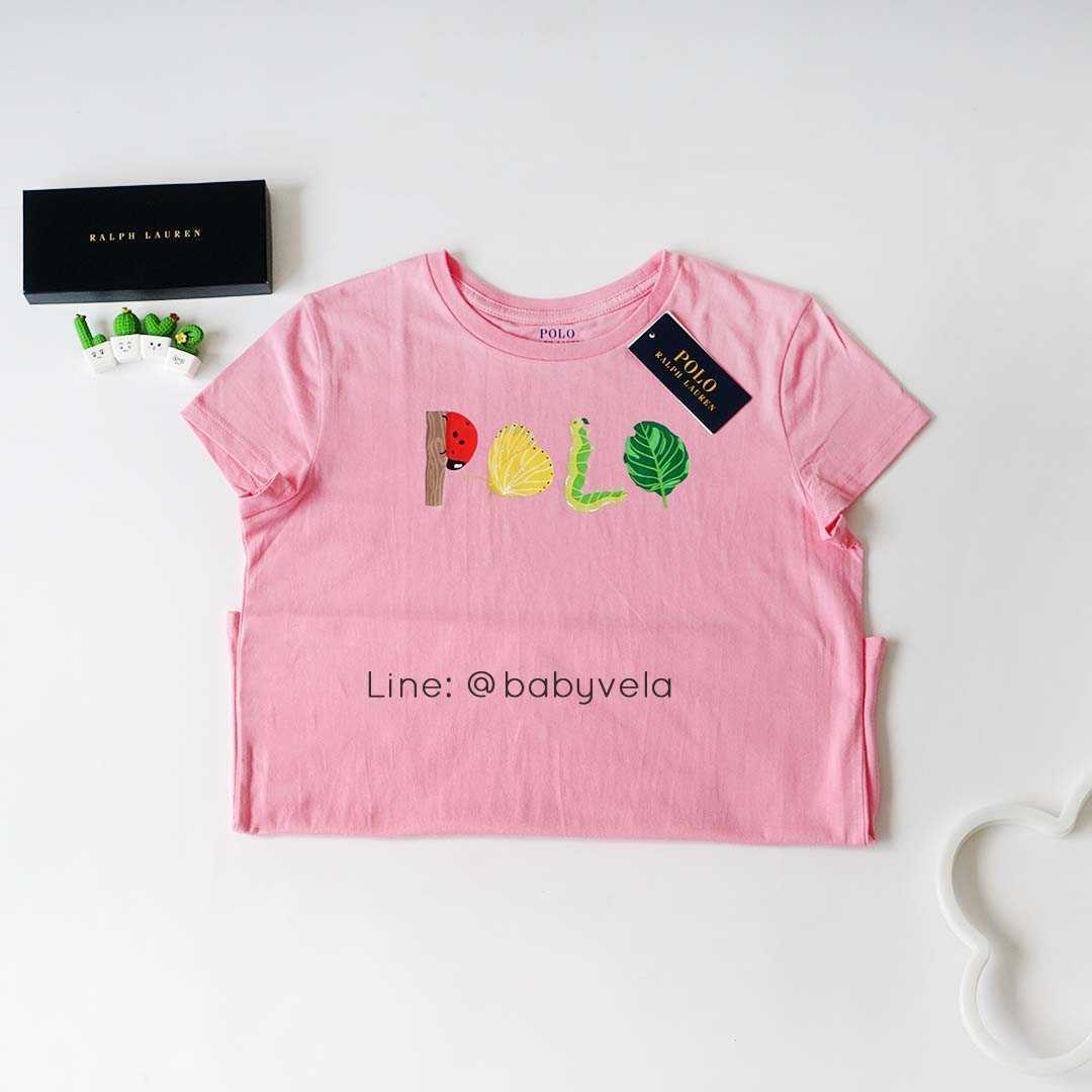 Girls Logo Cotton Jersey Tee (Harbor Pink)