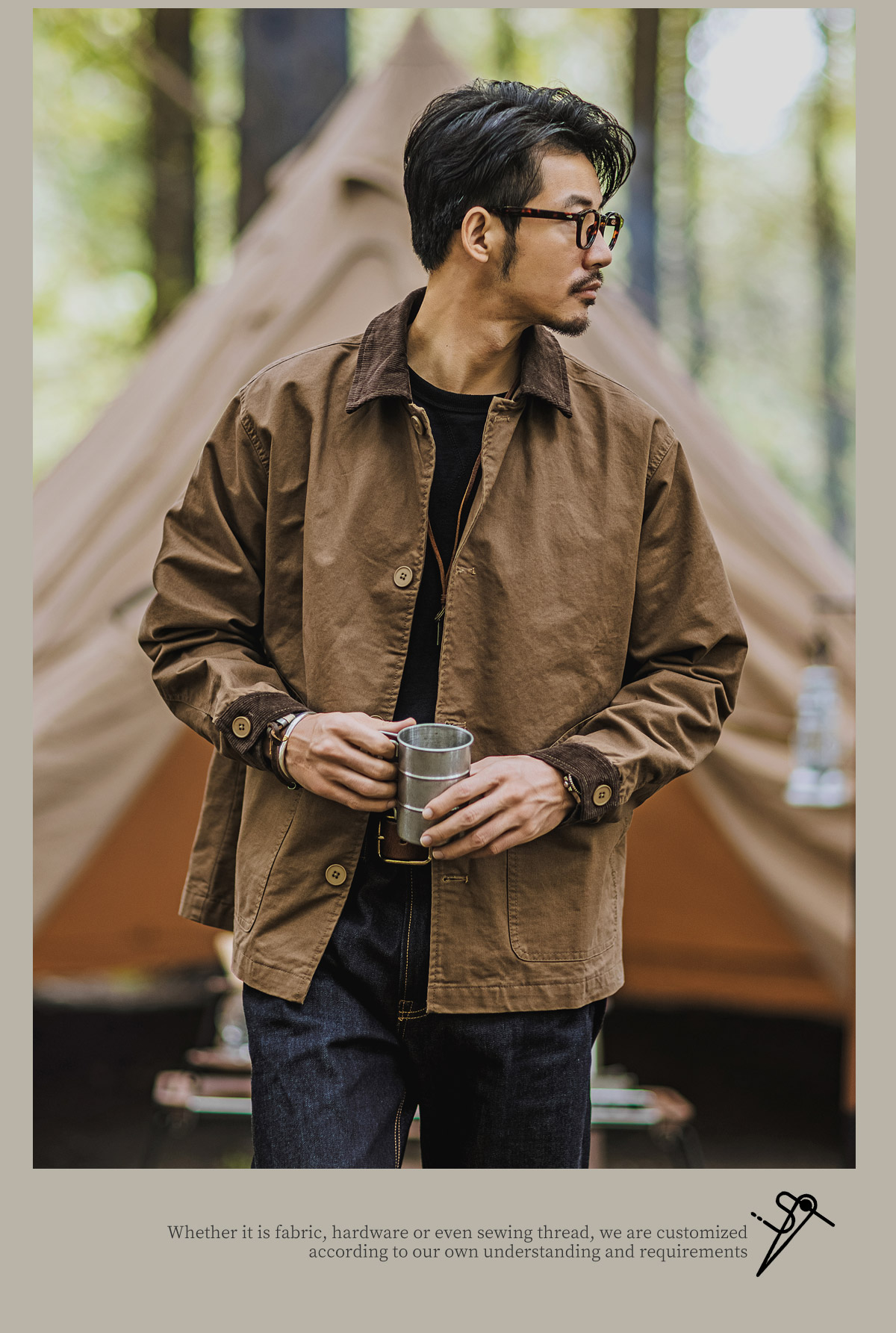 เสื้อแจ็คเก็ตวินเทจ camping jacket 