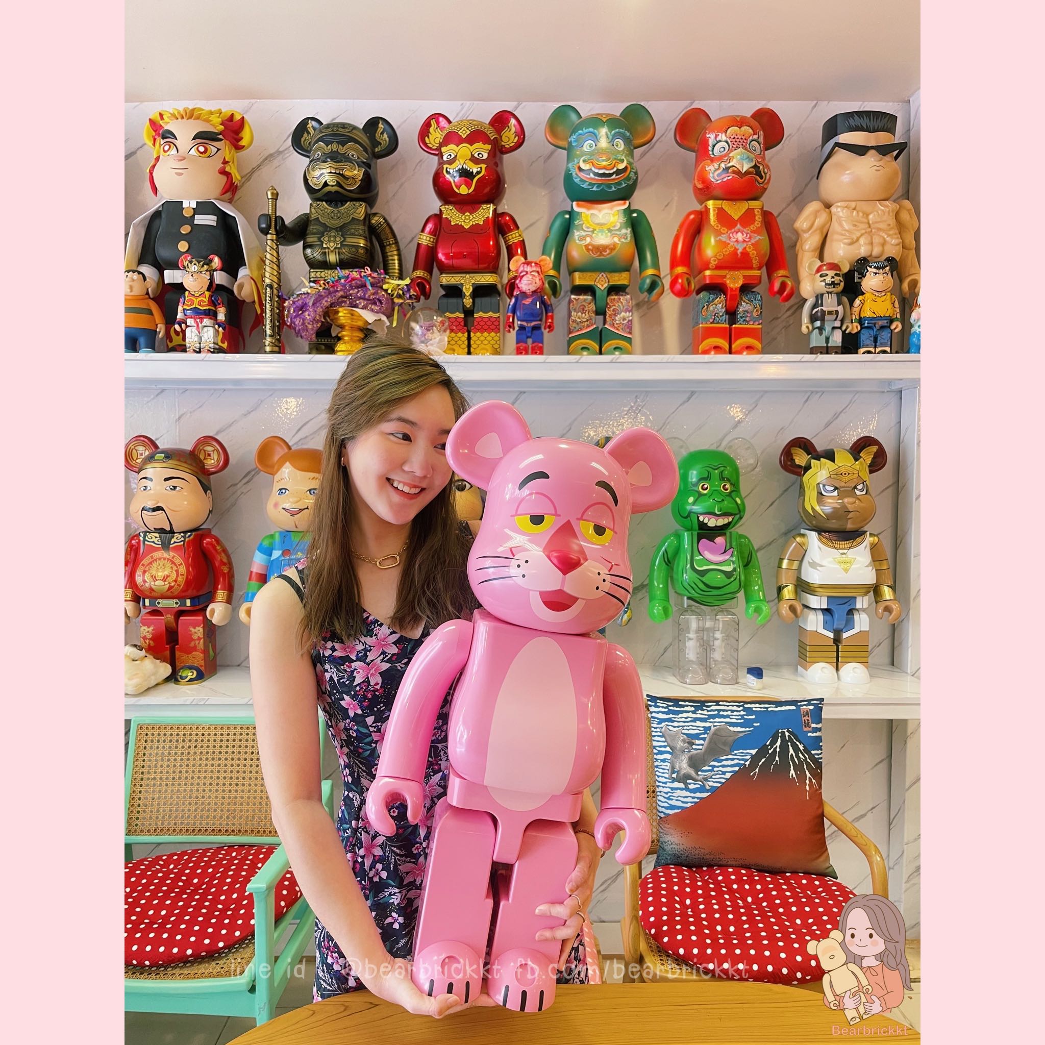 bearbrick pink panther 100%+400% , 1000% | LINE SHOPPING