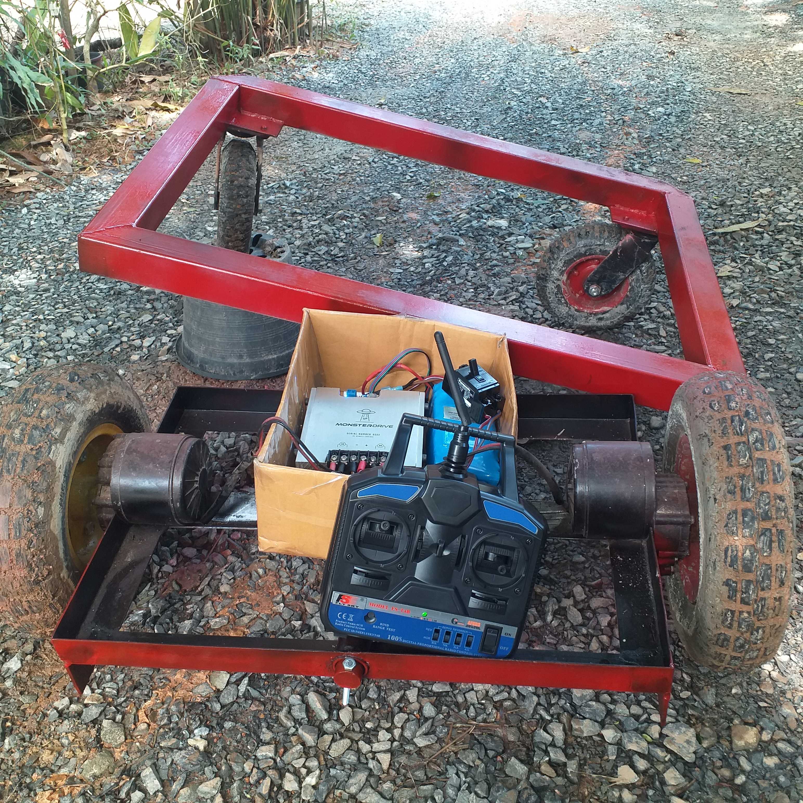 85K#MOWER80-NPT32# รถ วิทยุบังคับ ขนาด 32นิ้ว×40นิ้ว HBDMRC ตัดหญ้า รีโมท