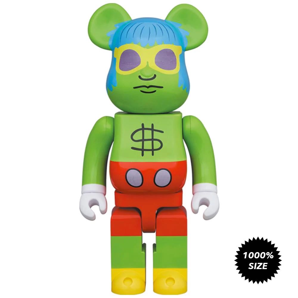 BE@RBRICK Keith Haring Andy Mouse 1000% Printed Pvc Figurine In Multi