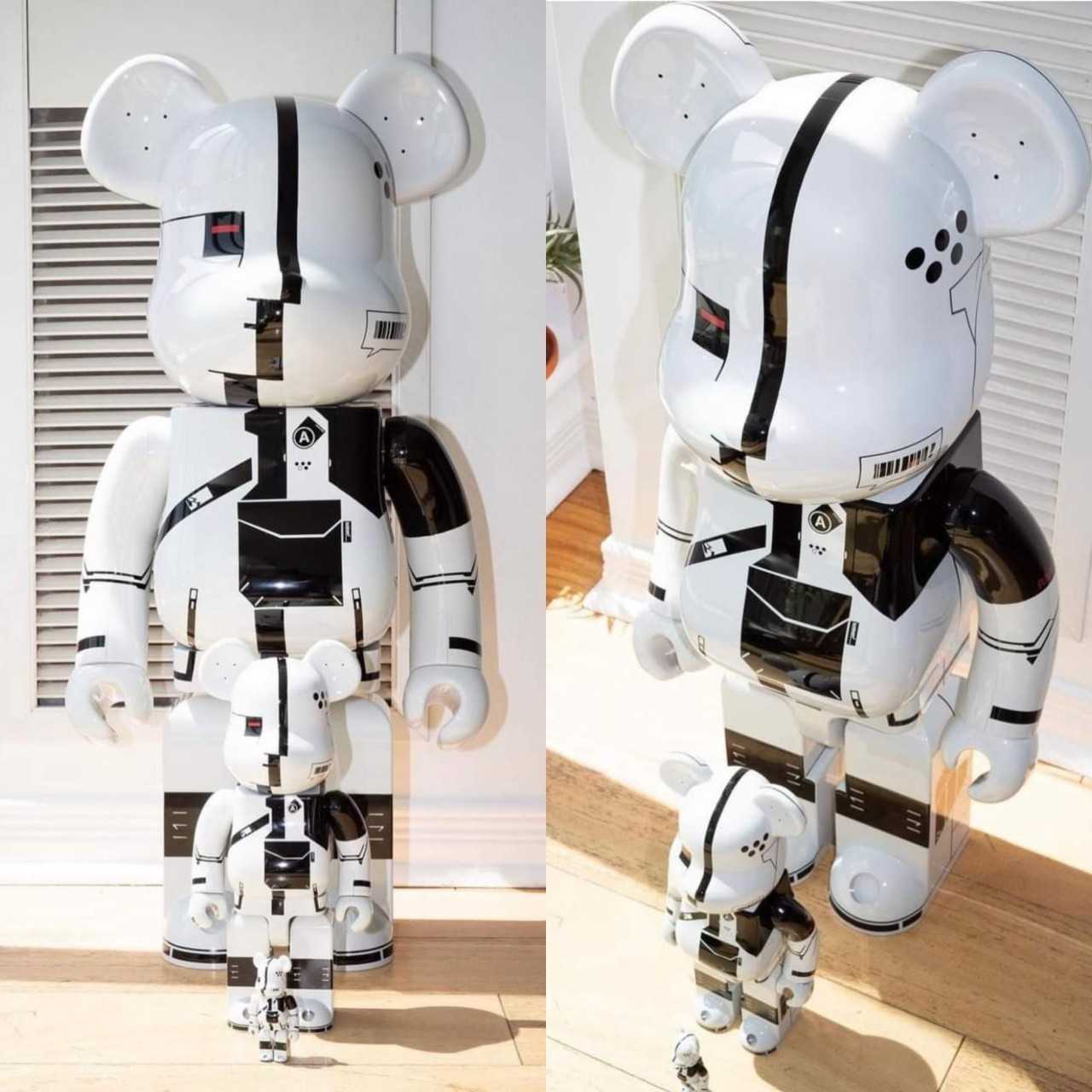 Be@rbrick Acronym white chrime 1000%