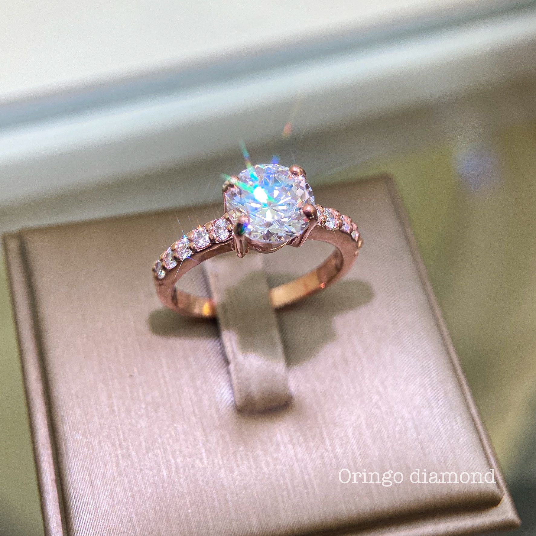 แหวน Solitaire Ring 2.00 Ct #ORG006
