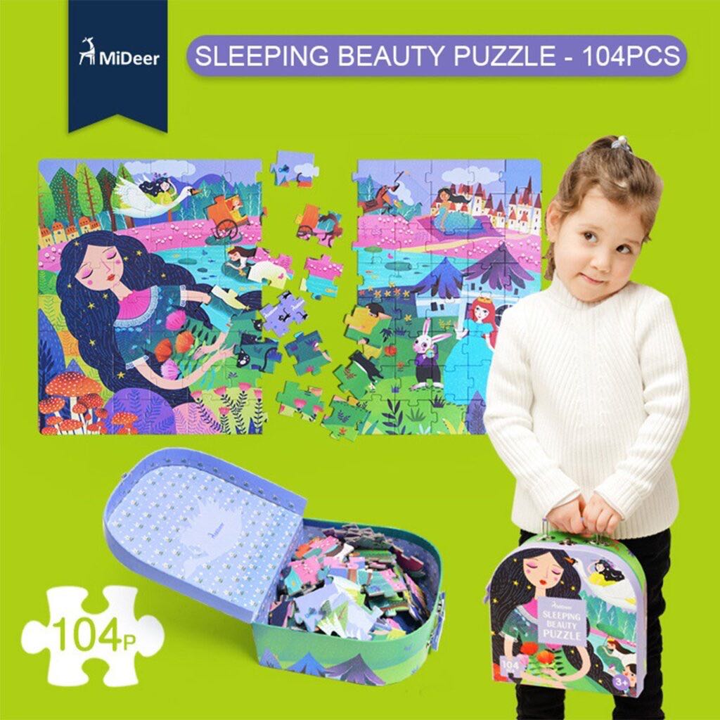 ￼Mideer - จิ๊กซอว์ปริศนาเจ้าหญิงนิทรา Level 4 Puzzle-Sleeping Beauty  MD3028