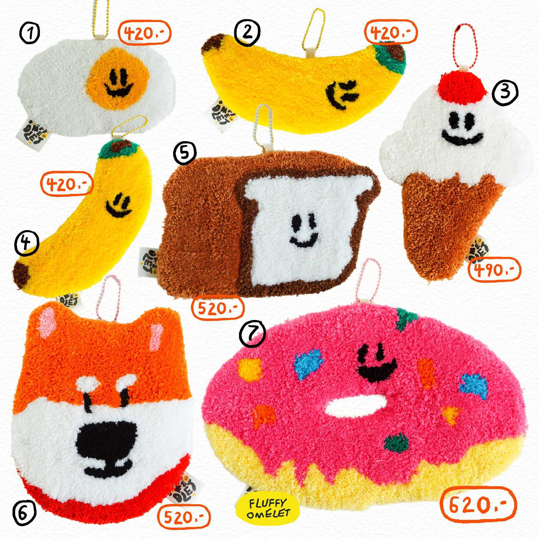 พร้อมส่ง - OTHER 01 FLUFFY TUFTY RUG