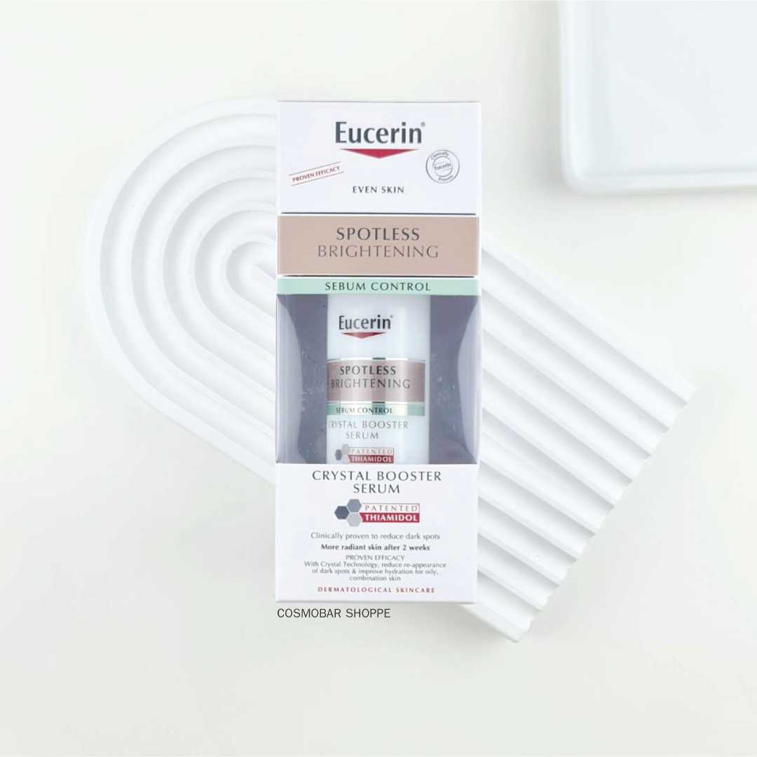 [ผิวโกลว์ใส] Eucerin - Spotless Brightening Sebum Control Crystal Booster Serum 30ml.