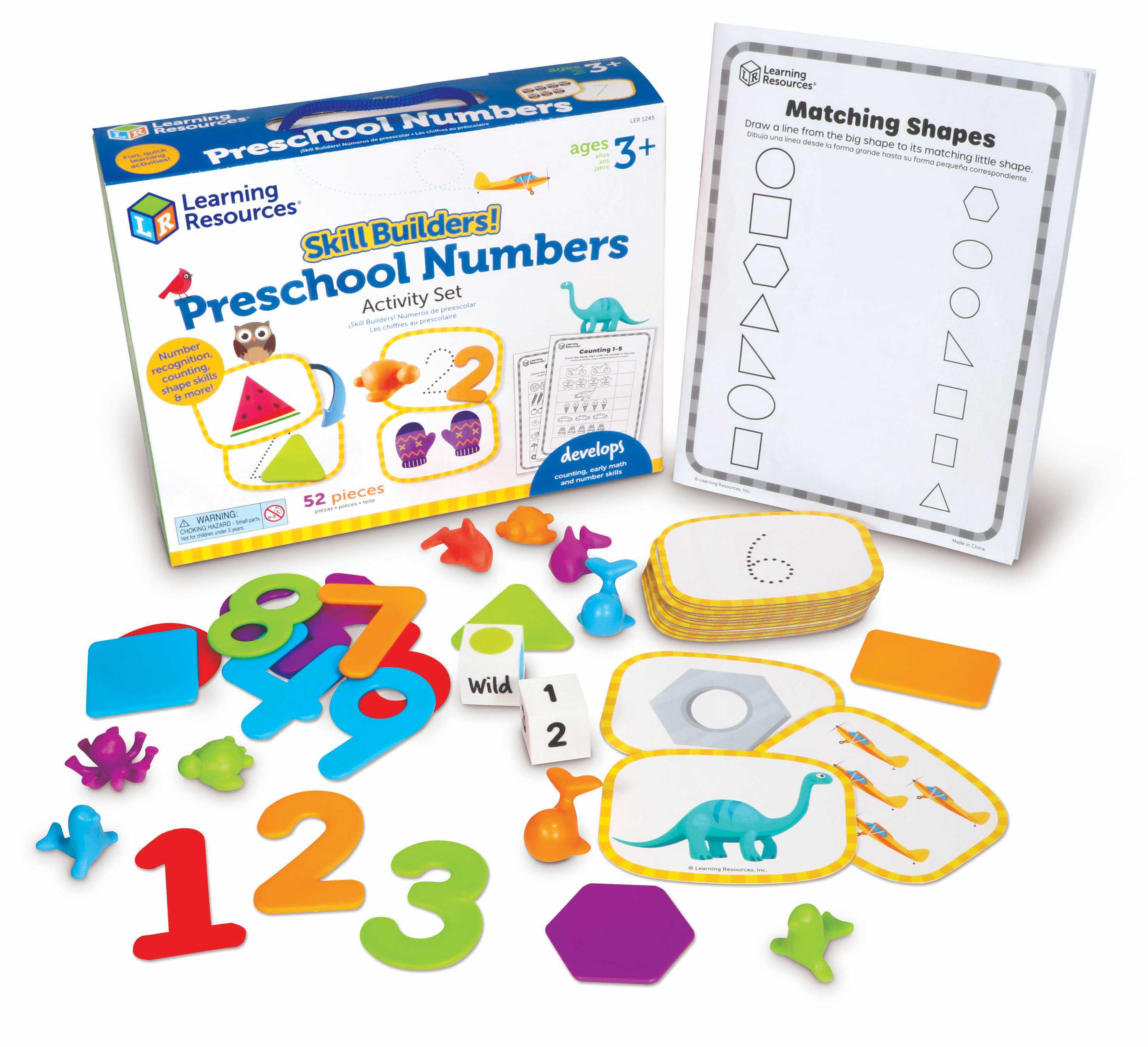 [อายุ 3+] ชุดเตรียมความพร้อมการนับจำนวนสำหรับเด็ก [Learning Resources]