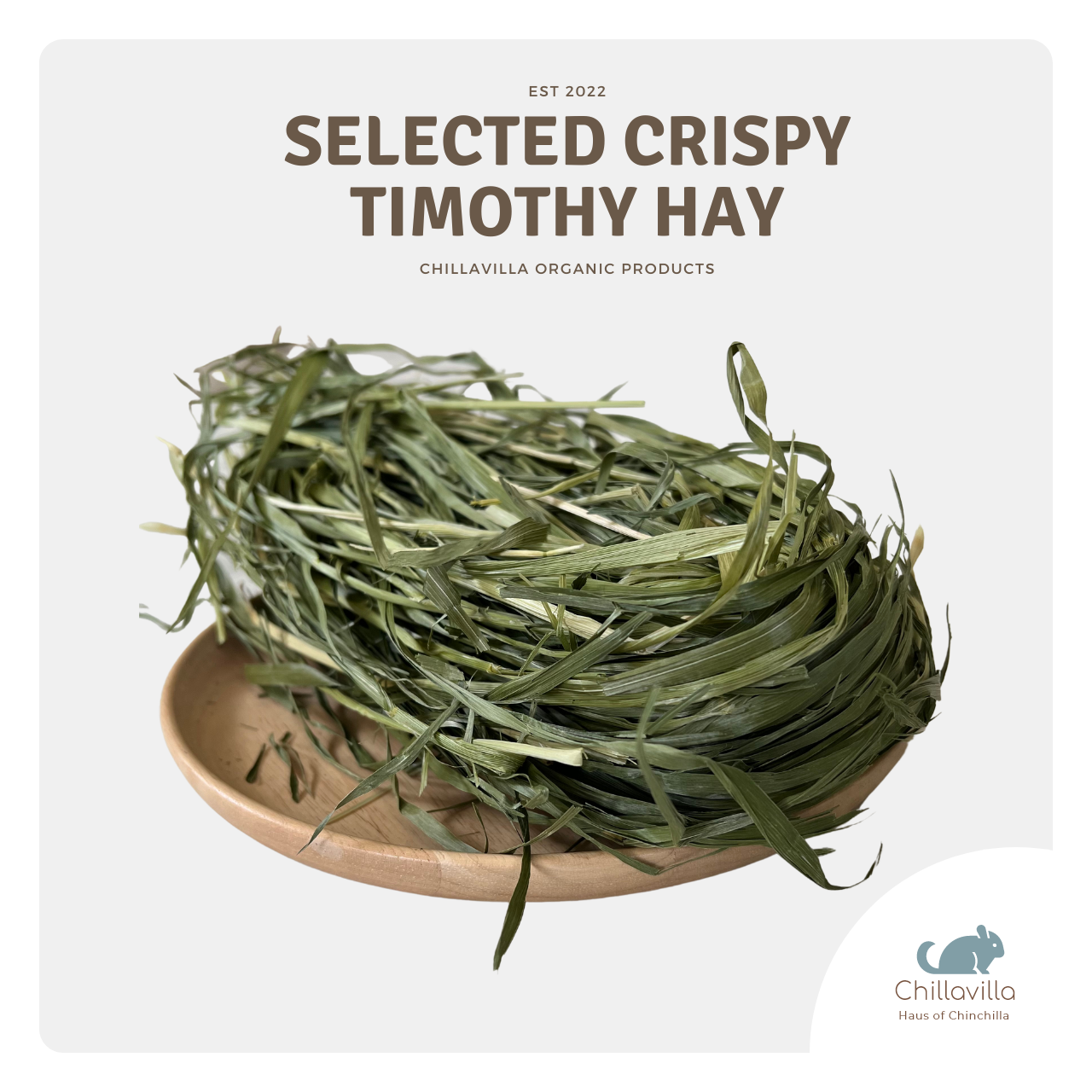 หญ้าทิมโมธี อบกรอบ | Selected Crispy Timothy Hay
