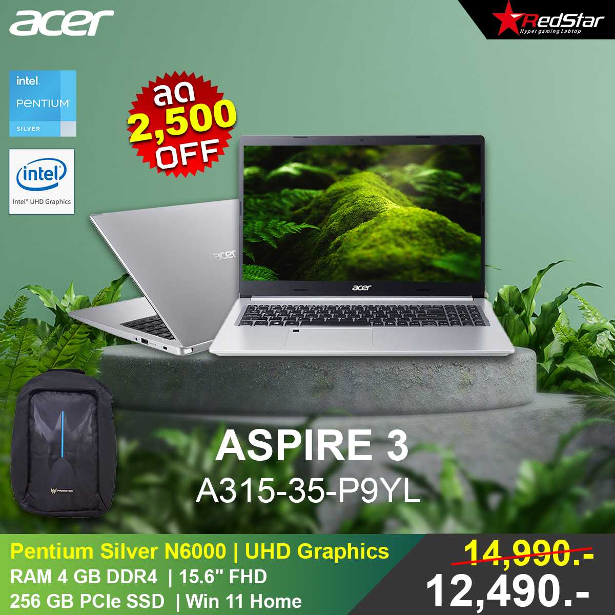 Acer Notebook Aspire A315-35-P9YL