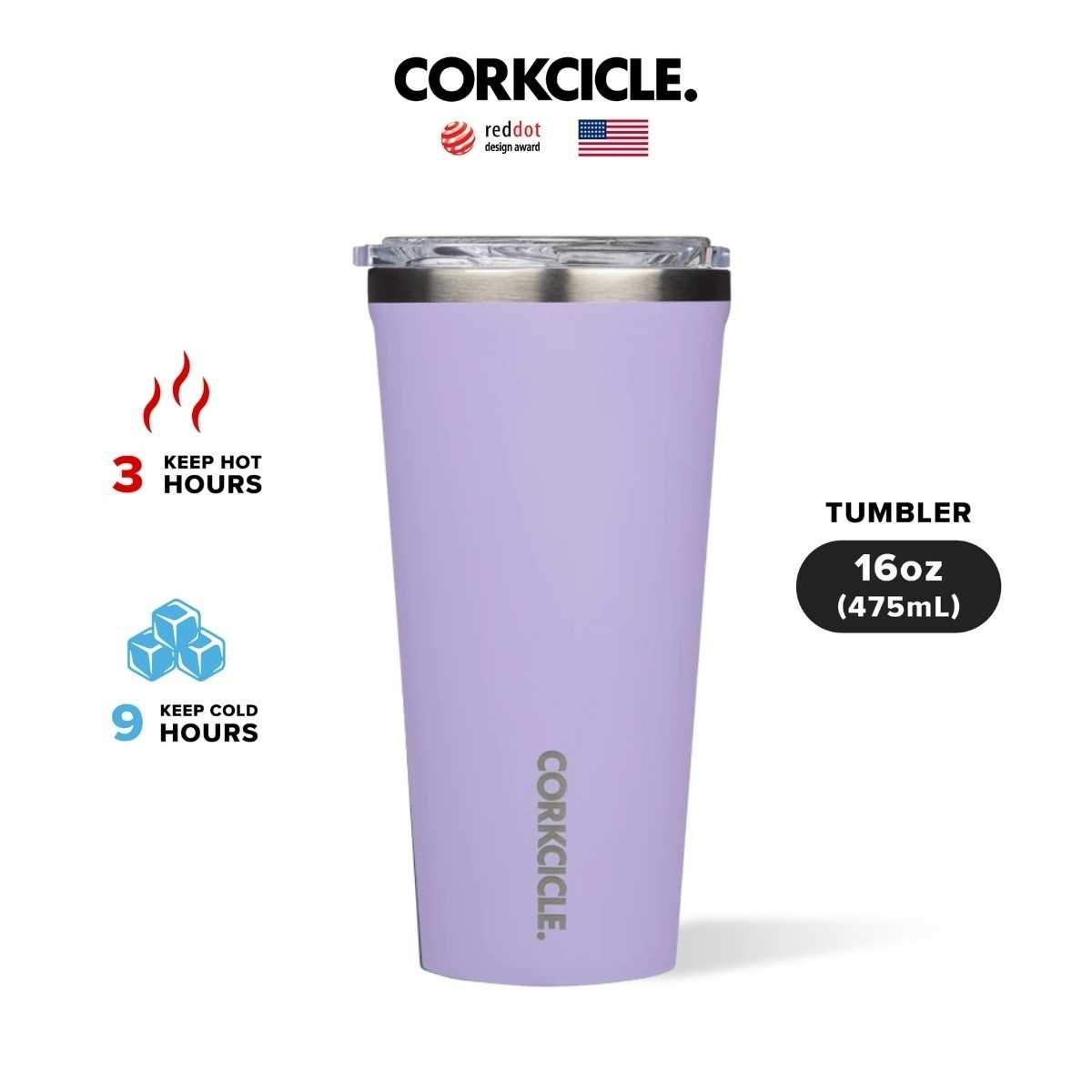 CORKCICLE : TUMBLER - LILAC 16OZ (475ML)