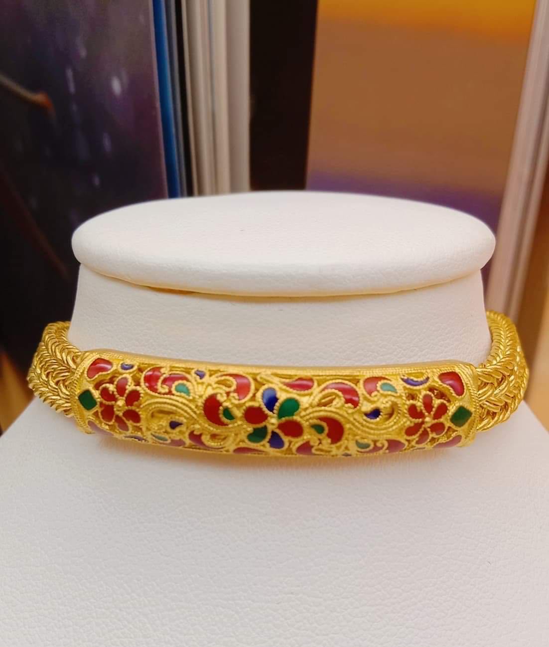สร้อยข้อมือทองลงยา 3 บาท