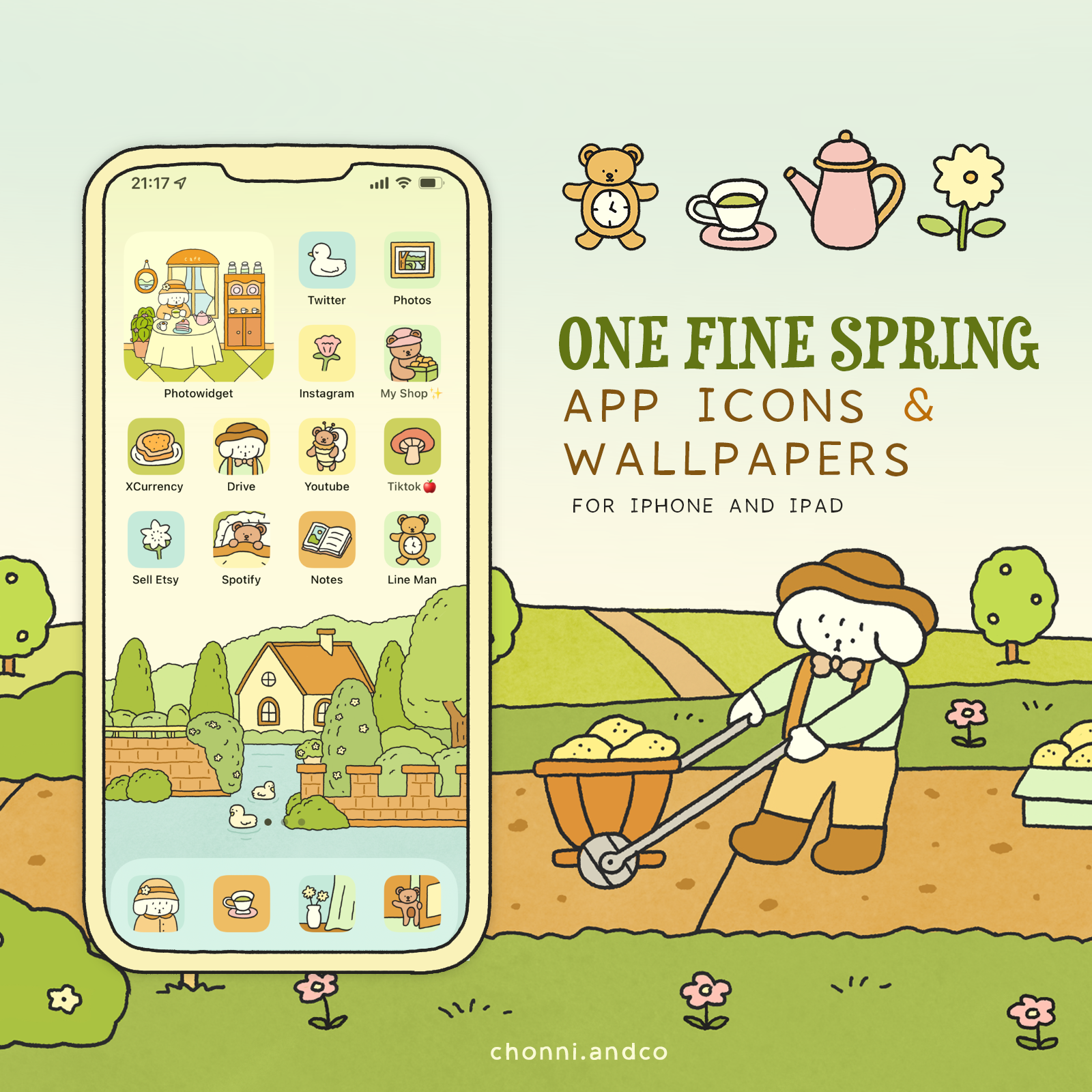 One Fine Spring: Icons and Wallpapers for Iphone and Ipad